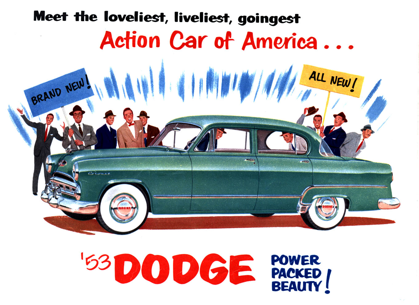 1953 Dodge Car Brochure Page 2